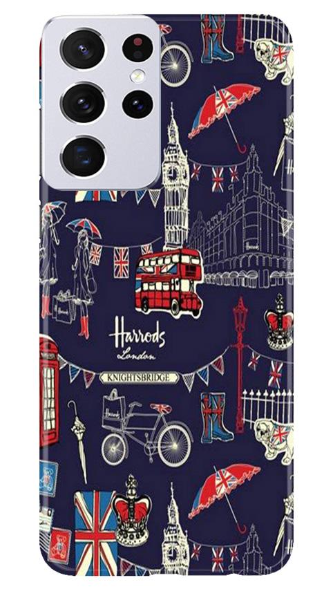 Love London Mobile Back Case for Samsung Galaxy S21 Ultra (Design - 75) Love London Case for Samsung Galaxy S21 Ultra
