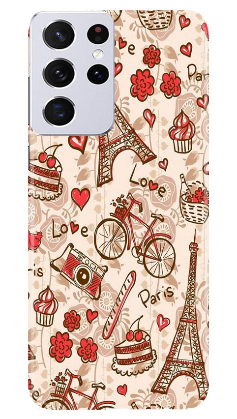 Love Paris Mobile Back Case for Samsung Galaxy S21 Ultra (Design - 103) Love Paris Case for Samsung Galaxy S21 Ultra (Design - 103)