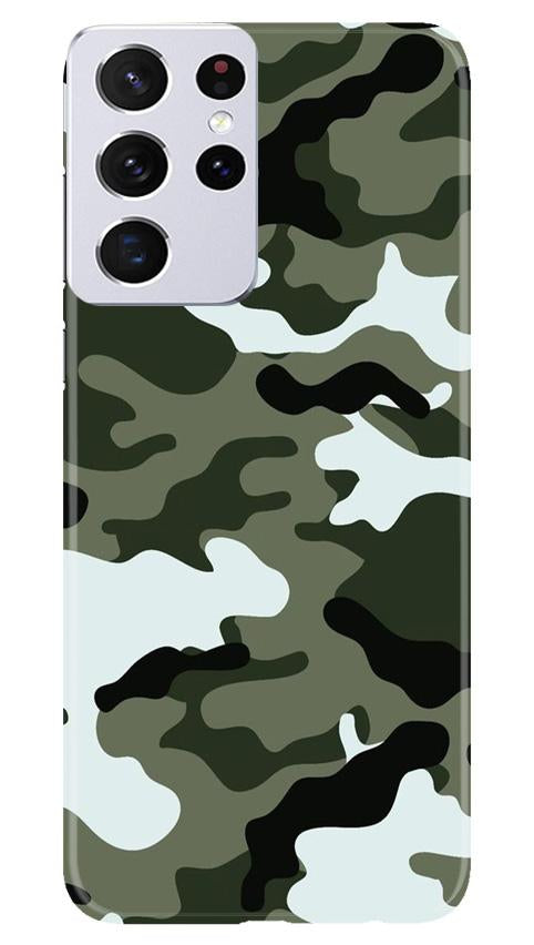Army Camouflage Mobile Back Case for Samsung Galaxy S21 Ultra (Design - 108) Army Camouflage Case for Samsung Galaxy S21 Ultra (Design - 108)