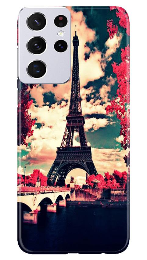 Eiffel Tower Mobile Back Case for Samsung Galaxy S21 Ultra (Design - 212) Eiffel Tower Case for Samsung Galaxy S21 Ultra (Design No. 212)
