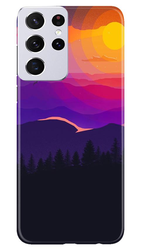 Sun Set Mobile Back Case for Samsung Galaxy S21 Ultra (Design - 279) Sun Set Case for Samsung Galaxy S21 Ultra (Design No. 279)