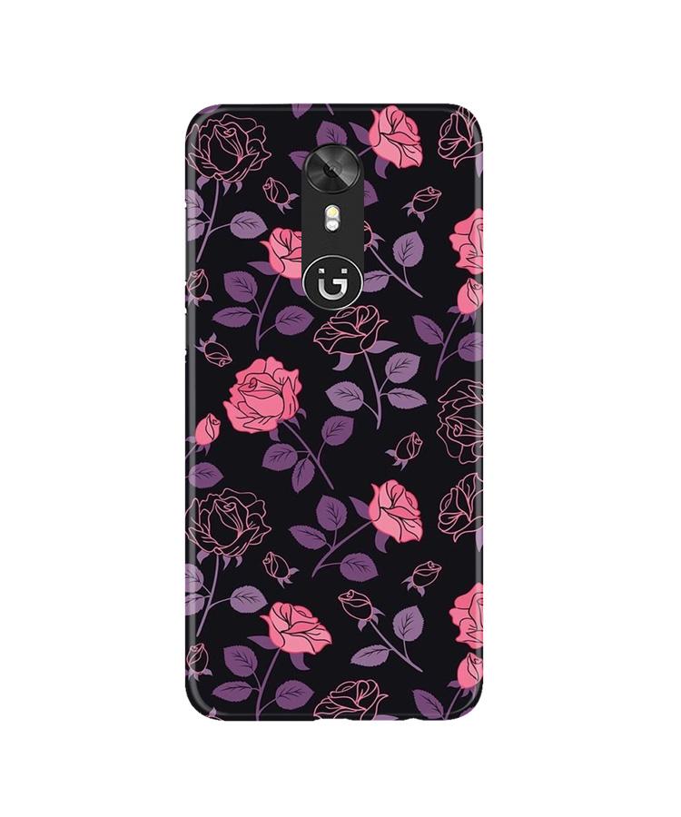 Rose Black Background Mobile Back Case for Gionee A1 (Design - 27) Rose Black Background Case for Gionee A1