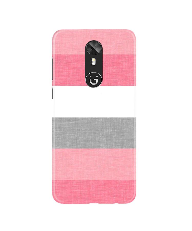 Pink white pattern Mobile Back Case for Gionee A1 (Design - 55) Pink white pattern Case for Gionee A1