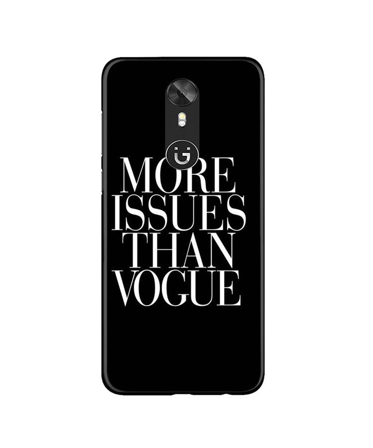 More Issues than Vague Mobile Back Case for Gionee A1 (Design - 74) More Issues than Vague Case for Gionee A1