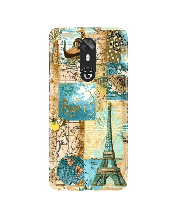 Travel Eiffel Tower Mobile Back Case for Gionee A1 (Design - 206) Travel Eiffel Tower Case for Gionee A1 (Design No. 206)