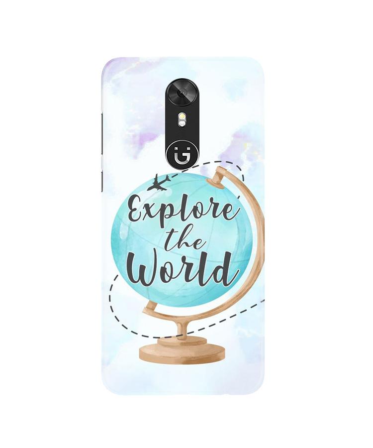 Explore the World Mobile Back Case for Gionee A1 (Design - 207) Explore the World Case for Gionee A1 (Design No. 207)