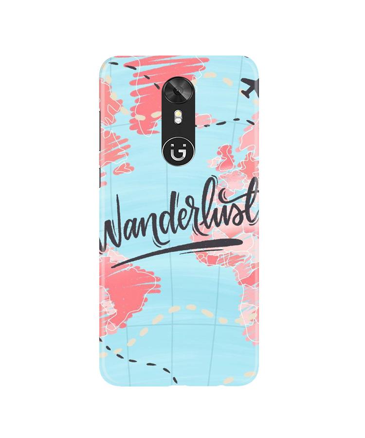 Wonderlust Travel Mobile Back Case for Gionee A1 (Design - 223) Wonderlust Travel Case for Gionee A1 (Design No. 223)