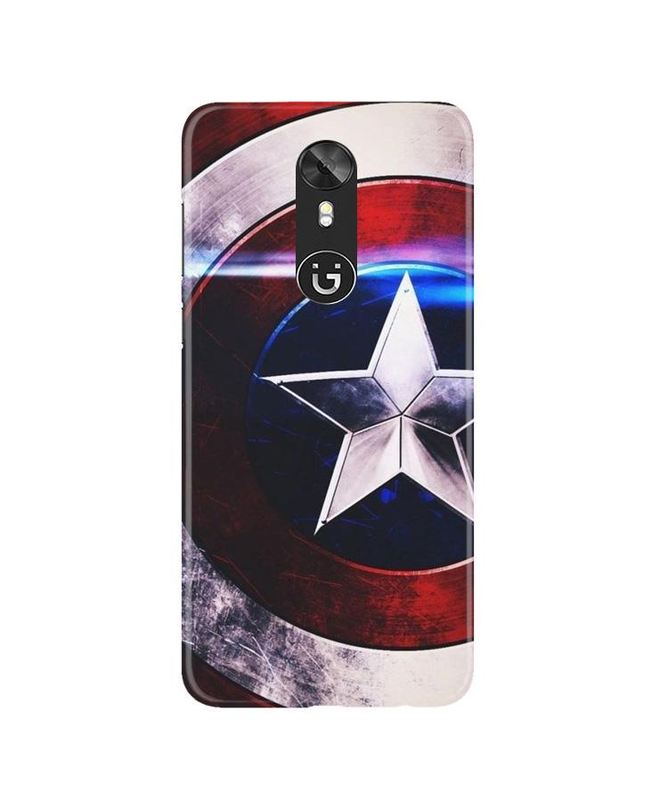 Captain America Shield Mobile Back Case for Gionee A1 (Design - 250) Captain America Shield Case for Gionee A1 (Design No. 250)