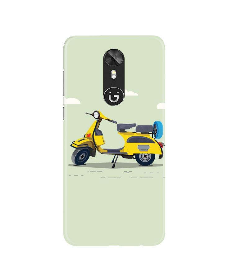 Vintage Scooter Mobile Back Case for Gionee A1 (Design - 260) Vintage Scooter Case for Gionee A1 (Design No. 260)