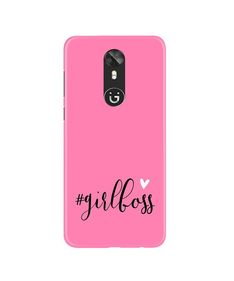 Girl Boss Pink Mobile Back Case for Gionee A1 (Design - 269) Girl Boss Pink Case for Gionee A1 (Design No. 269)