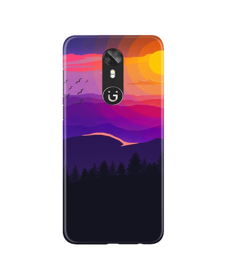 Sun Set Mobile Back Case for Gionee A1 (Design - 279) Sun Set Case for Gionee A1 (Design No. 279)