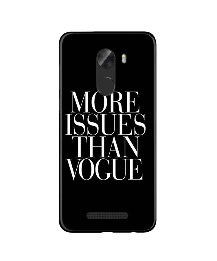 More Issues than Vague Mobile Back Case for Gionee A1 Lite (Design - 74) More Issues than Vague Case for Gionee A1 Lite