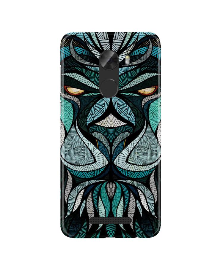 Lion Mobile Back Case for Gionee A1 Lite (Design - 97) Lion Case for Gionee A1 Lite
