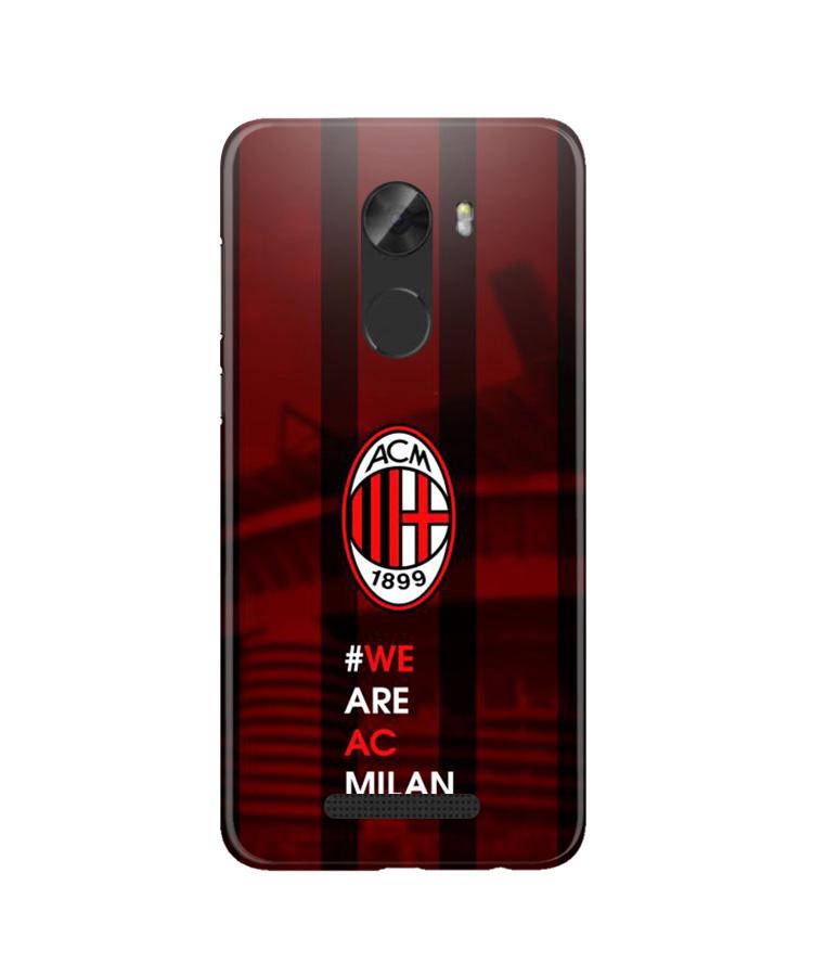 AC Milan Mobile Back Case for Gionee A1 Lite (Design - 155) AC Milan Case for Gionee A1 Lite (Design - 155)