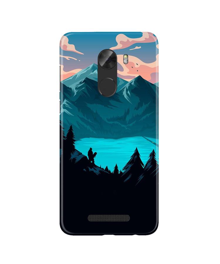 Mountains Mobile Back Case for Gionee A1 Lite (Design - 186) Mountains Case for Gionee A1 Lite (Design - 186)