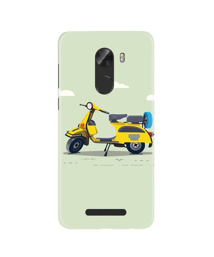 Vintage Scooter Mobile Back Case for Gionee A1 Lite (Design - 260) Vintage Scooter Case for Gionee A1 Lite (Design No. 260)