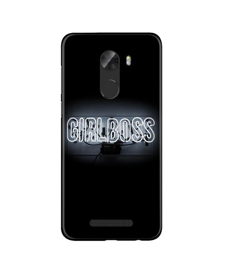 Girl Boss Black Mobile Back Case for Gionee A1 Lite (Design - 268) Girl Boss Black Case for Gionee A1 Lite (Design No. 268)