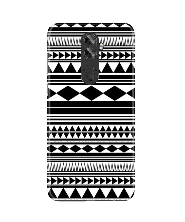 Black white Pattern Mobile Back Case for Gionee A1 Plus (Design - 5) Black white Pattern Case for Gionee A1 Plus