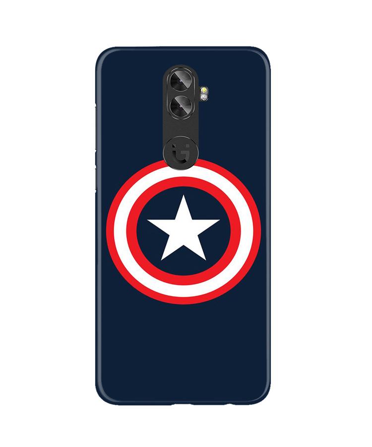 Captain America Mobile Back Case for Gionee A1 Plus (Design - 42) Captain America Case for Gionee A1 Plus
