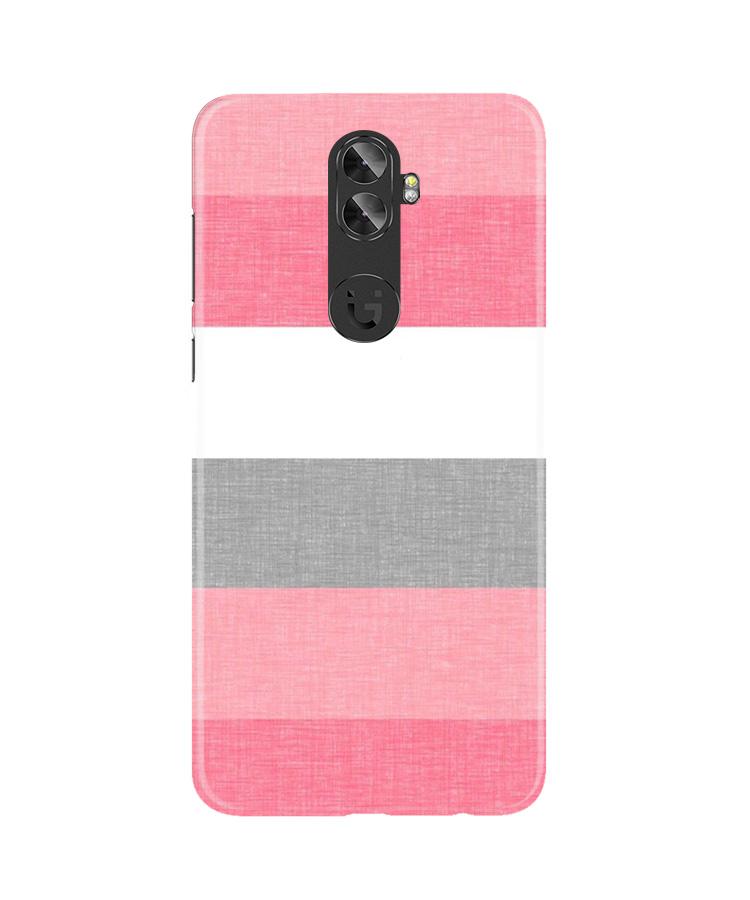 Pink white pattern Mobile Back Case for Gionee A1 Plus (Design - 55) Pink white pattern Case for Gionee A1 Plus