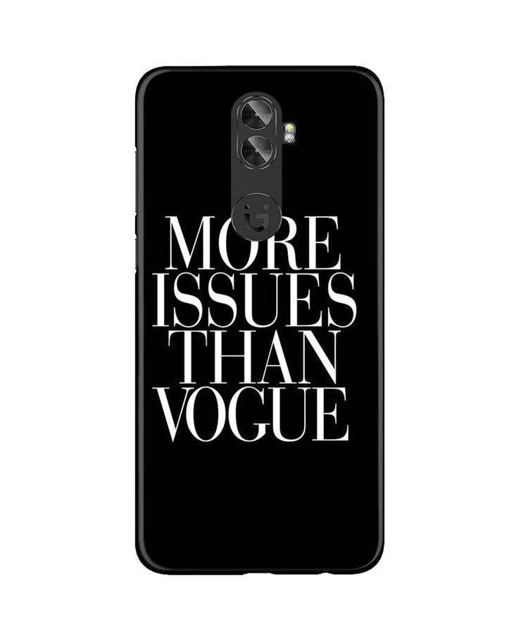 More Issues than Vague Mobile Back Case for Gionee A1 Plus (Design - 74) More Issues than Vague Case for Gionee A1 Plus