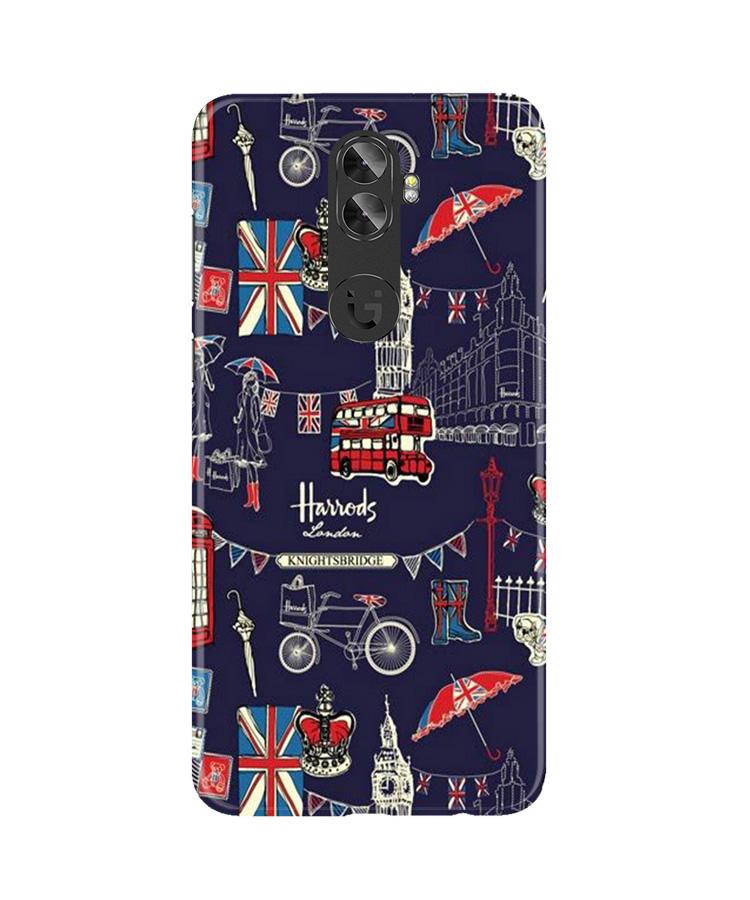 Love London Mobile Back Case for Gionee A1 Plus (Design - 75) Love London Case for Gionee A1 Plus