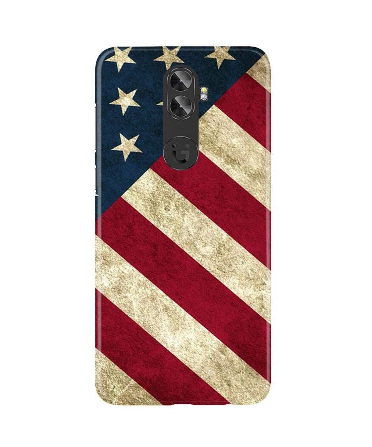 America Mobile Back Case for Gionee A1 Plus (Design - 79) America Case for Gionee A1 Plus