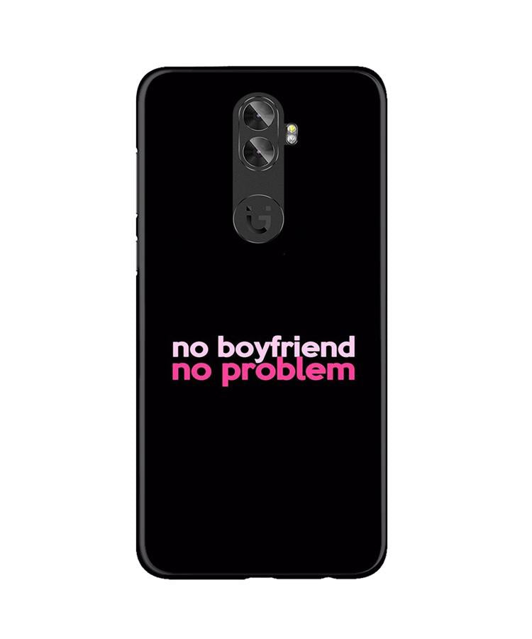 No Boyfriend No problem Mobile Back Case for Gionee A1 Plus (Design - 138) No Boyfriend No problem Case for Gionee A1 Plus (Design - 138)