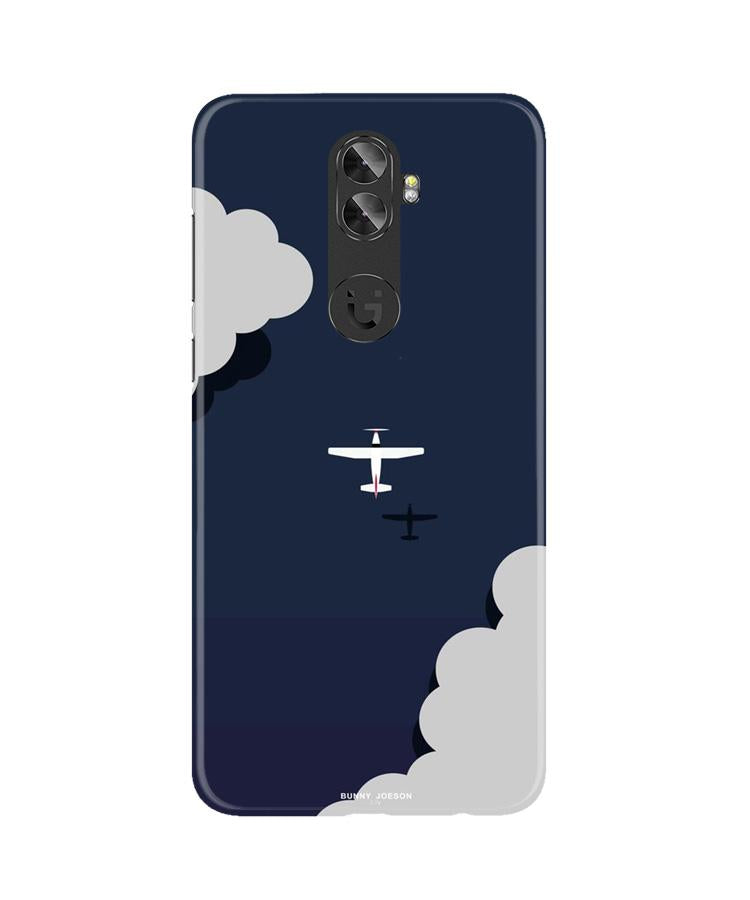 Clouds Plane Mobile Back Case for Gionee A1 Plus (Design - 196) Clouds Plane Case for Gionee A1 Plus (Design - 196)