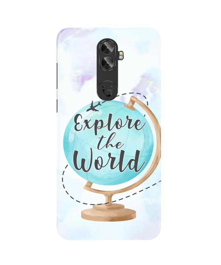 Explore the World Mobile Back Case for Gionee A1 Plus (Design - 207) Explore the World Case for Gionee A1 Plus (Design No. 207)