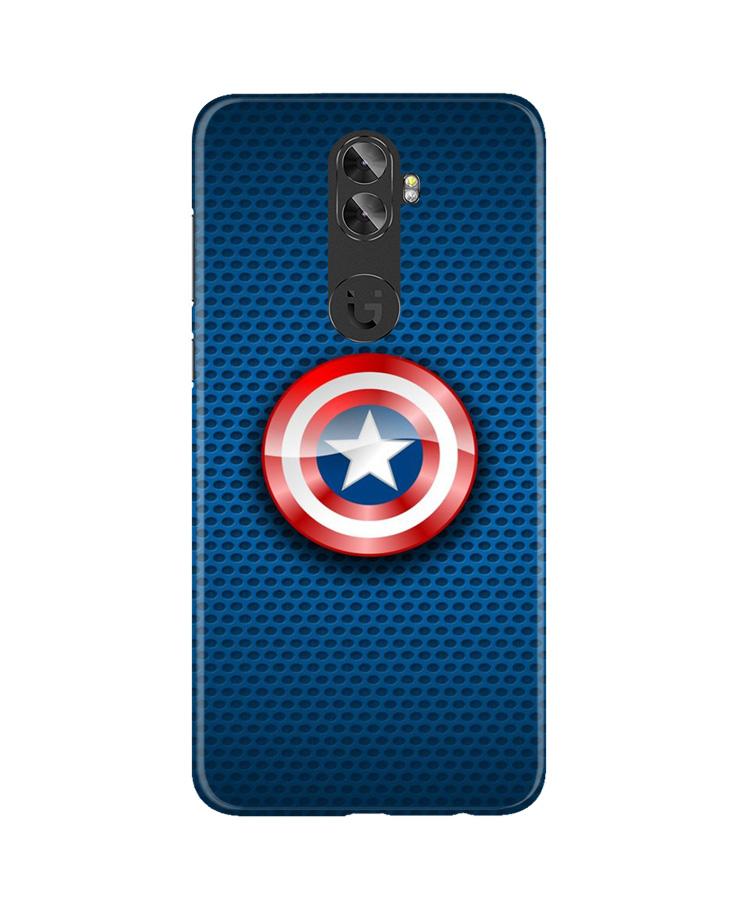 Captain America Shield Mobile Back Case for Gionee A1 Plus (Design - 253) Captain America Shield Case for Gionee A1 Plus (Design No. 253)