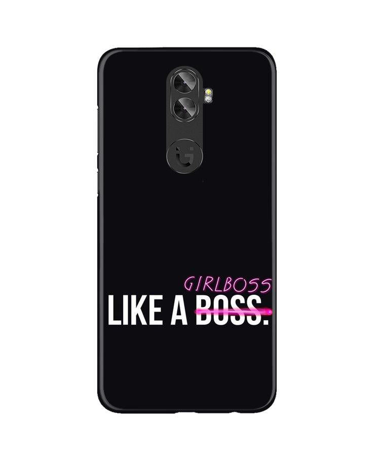 Like a Girl Boss Mobile Back Case for Gionee A1 Plus (Design - 265) Like a Girl Boss Case for Gionee A1 Plus (Design No. 265)