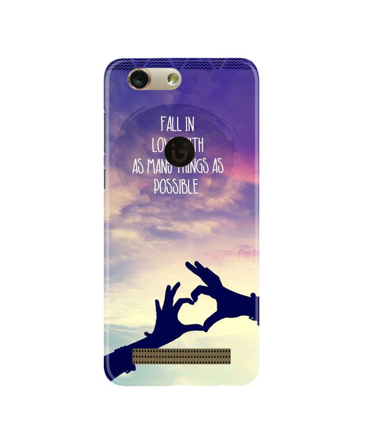 Fall in love Mobile Back Case for Gionee F103 Pro (Design - 50) Fall in love Case for Gionee F103 Pro