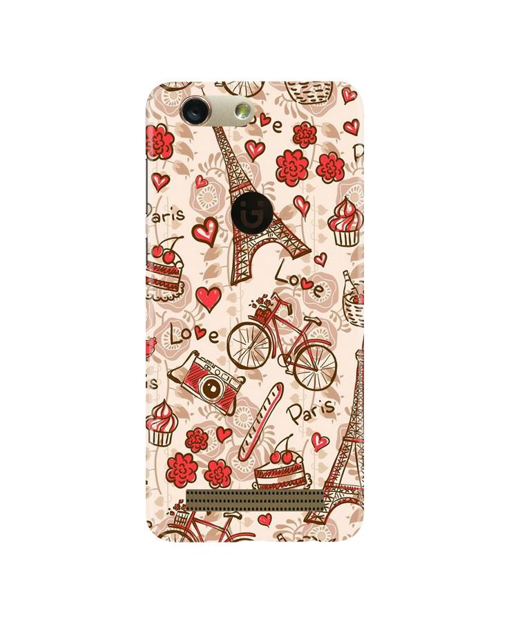 Love Paris Mobile Back Case for Gionee F103 Pro (Design - 103) Love Paris Case for Gionee F103 Pro (Design - 103)