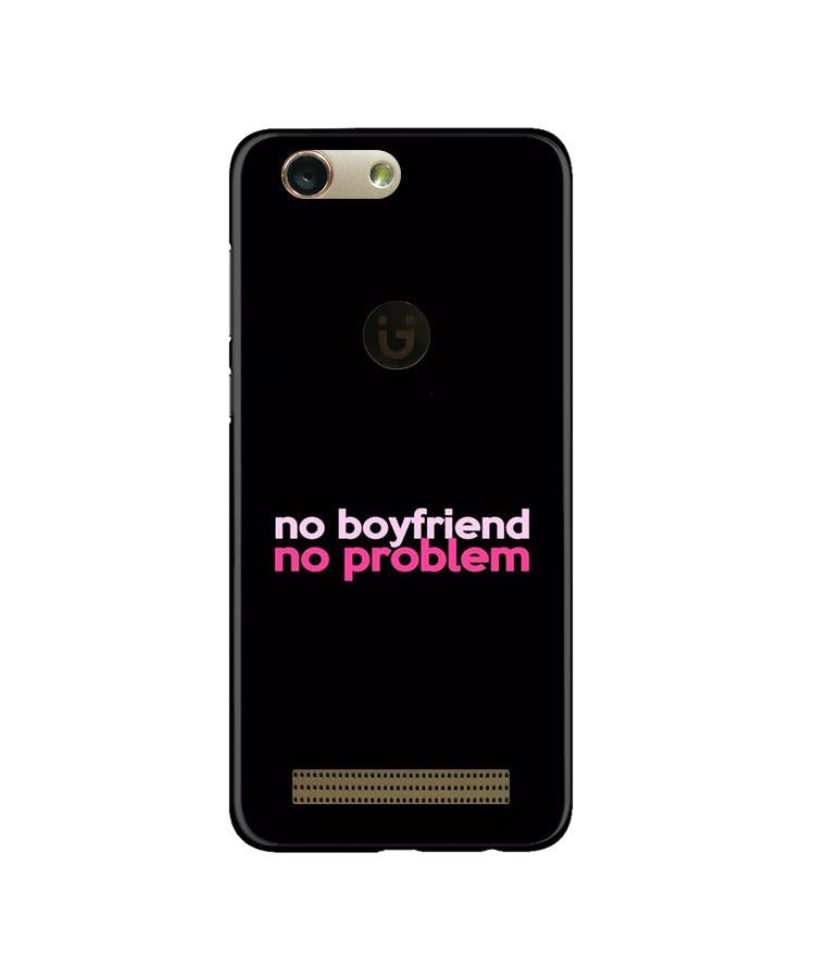 No Boyfriend No problem Mobile Back Case for Gionee F103 Pro (Design - 138) No Boyfriend No problem Case for Gionee F103 Pro (Design - 138)