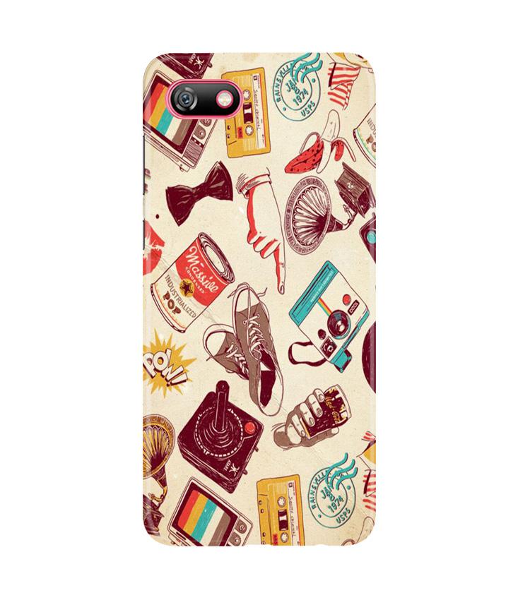 Vintage Mobile Back Case for Gionee F205 (Design - 35) Vintage Case for Gionee F205