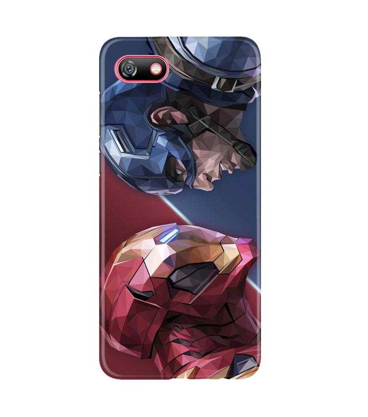 Ironman Captain America Mobile Back Case for Gionee F205 (Design - 245) Ironman Captain America Case for Gionee F205 (Design No. 245)