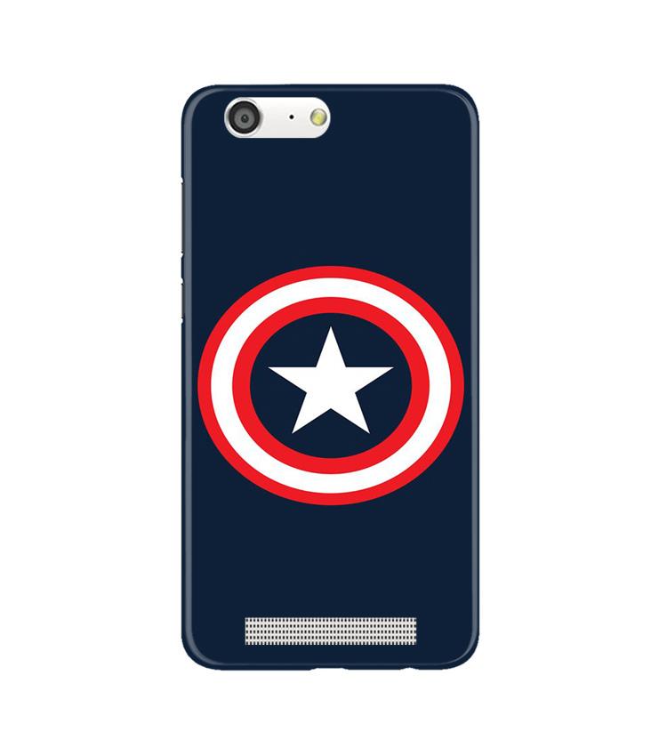 Captain America Mobile Back Case for Gionee M5 (Design - 42) Captain America Case for Gionee M5