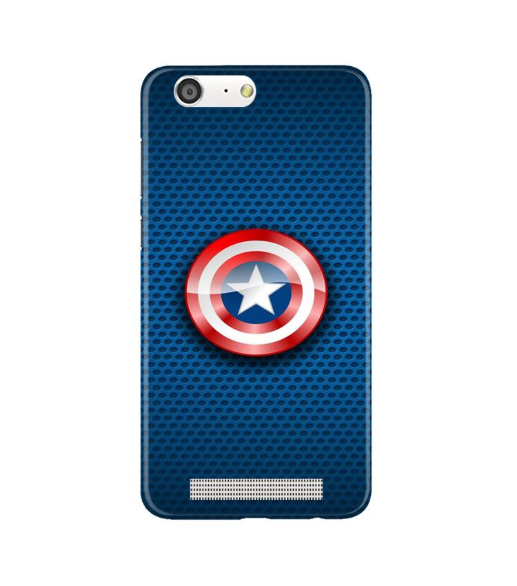 Captain America Shield Mobile Back Case for Gionee M5 (Design - 253) Captain America Shield Case for Gionee M5 (Design No. 253)