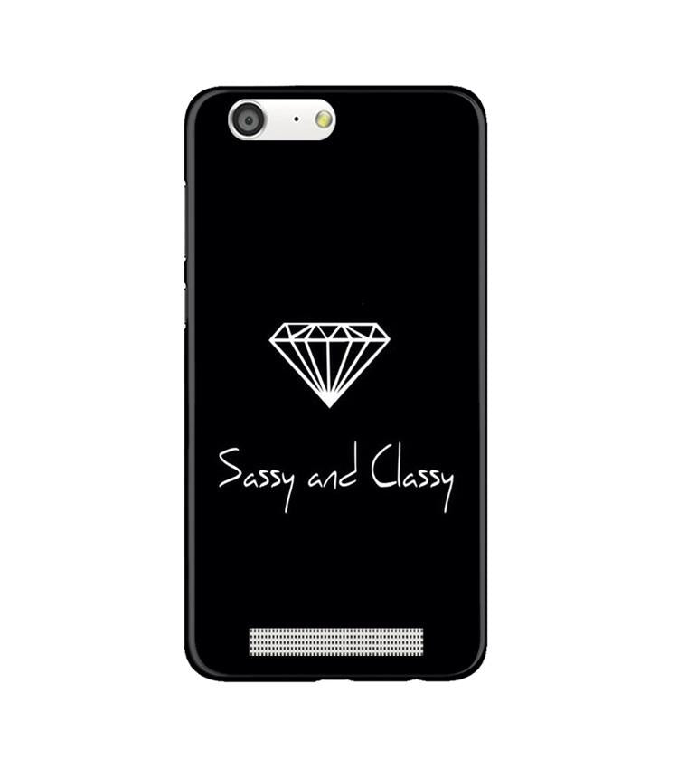 Sassy and Classy Mobile Back Case for Gionee M5 (Design - 264) Sassy and Classy Case for Gionee M5 (Design No. 264)
