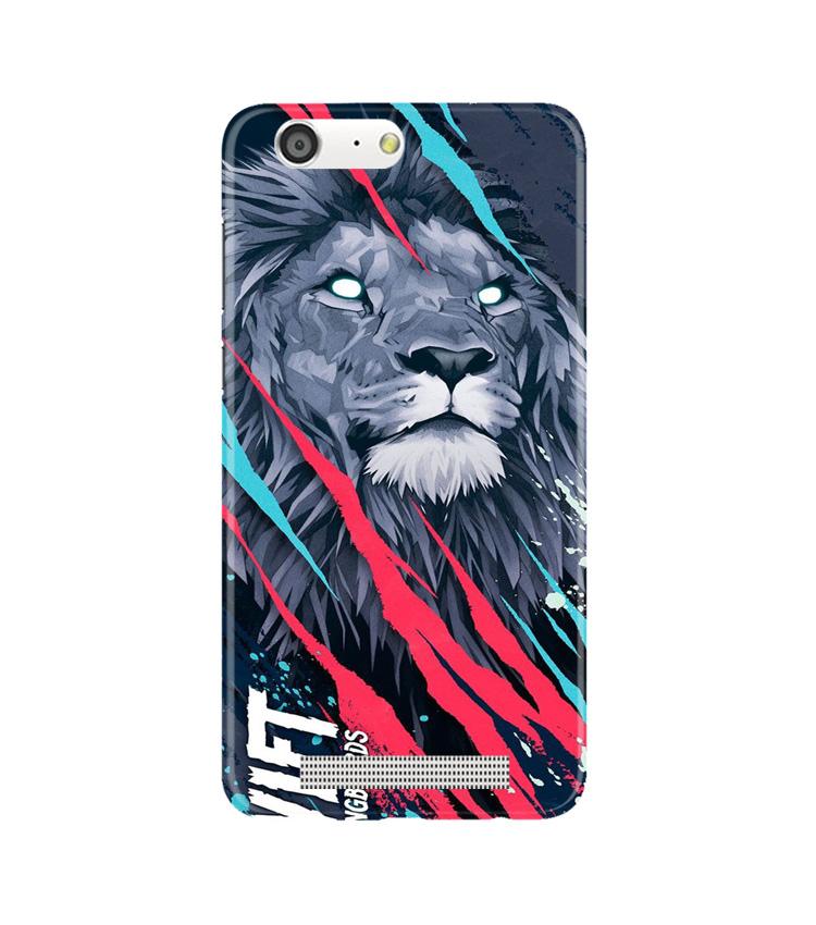 Lion Mobile Back Case for Gionee M5 (Design - 278) Lion Case for Gionee M5 (Design No. 278)