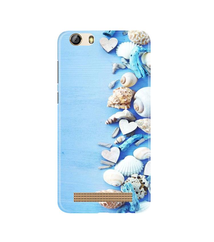 Sea Shells2 Mobile Back Case for Gionee M5 Lite (Design - 64) Sea Shells2 Case for Gionee M5 Lite