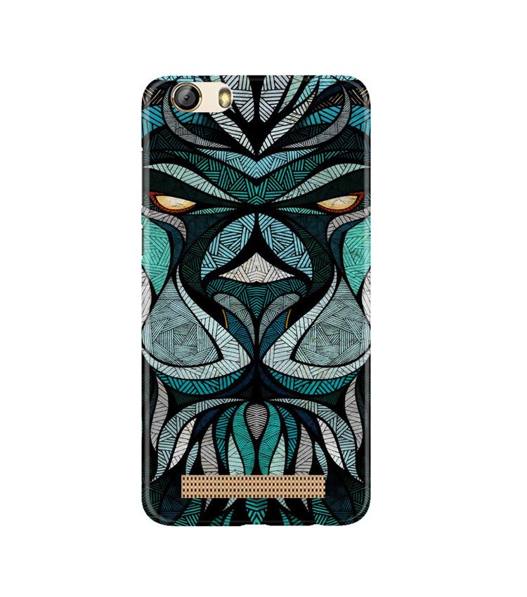 Lion Mobile Back Case for Gionee M5 Lite (Design - 97) Lion Case for Gionee M5 Lite