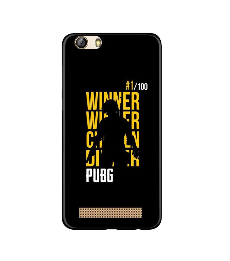 Pubg Winner Winner Mobile Back Case for Gionee M5 Lite (Design - 177) Pubg Winner Winner Case for Gionee M5 Lite (Design - 177)