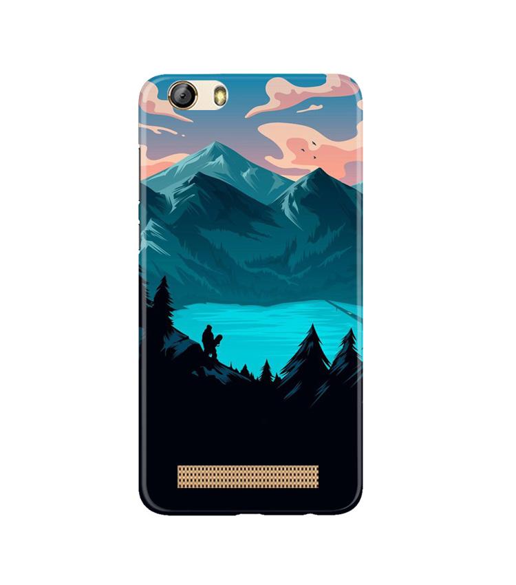 Mountains Mobile Back Case for Gionee M5 Lite (Design - 186) Mountains Case for Gionee M5 Lite (Design - 186)