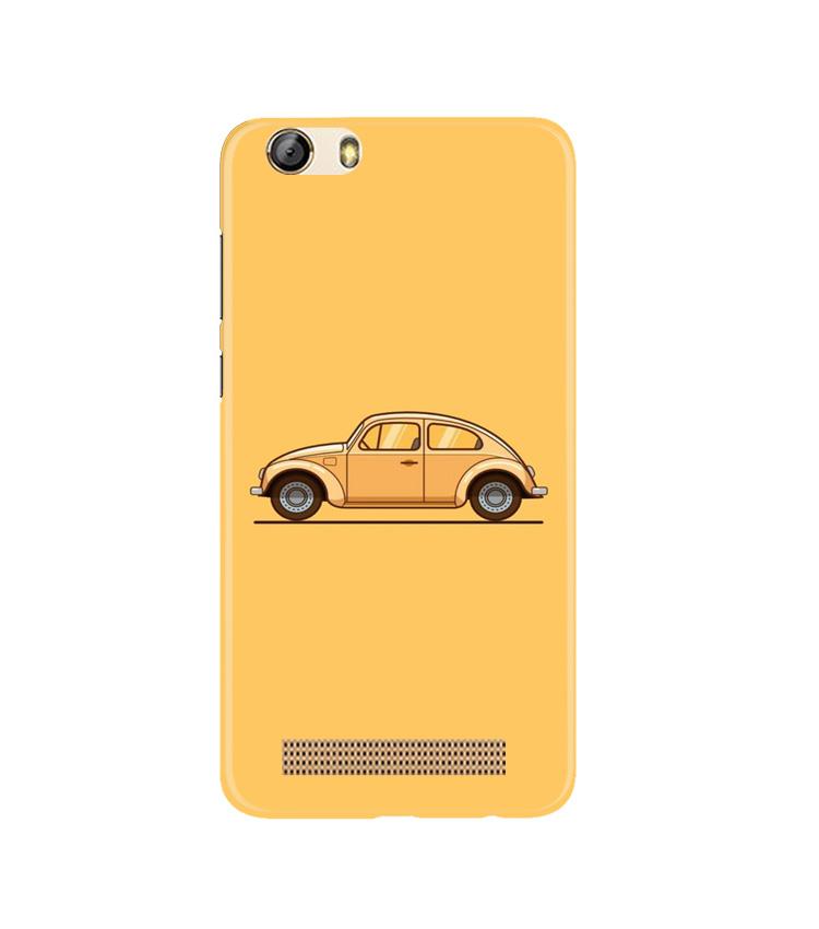 Vintage Car Mobile Back Case for Gionee M5 Lite (Design - 262) Vintage Car Case for Gionee M5 Lite (Design No. 262)