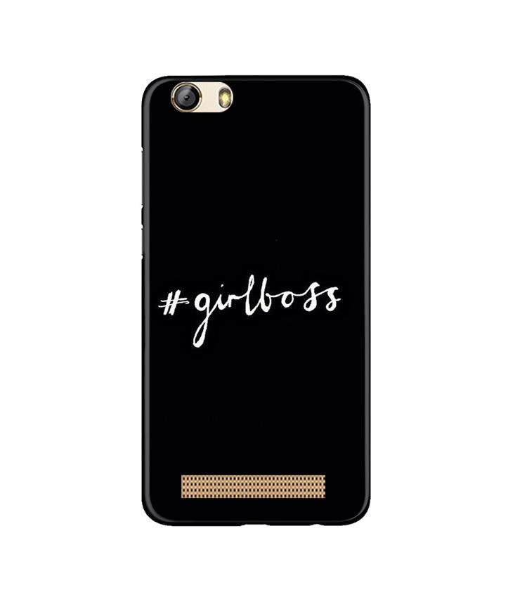 #GirlBoss Mobile Back Case for Gionee M5 Lite (Design - 266) #GirlBoss Case for Gionee M5 Lite (Design No. 266)