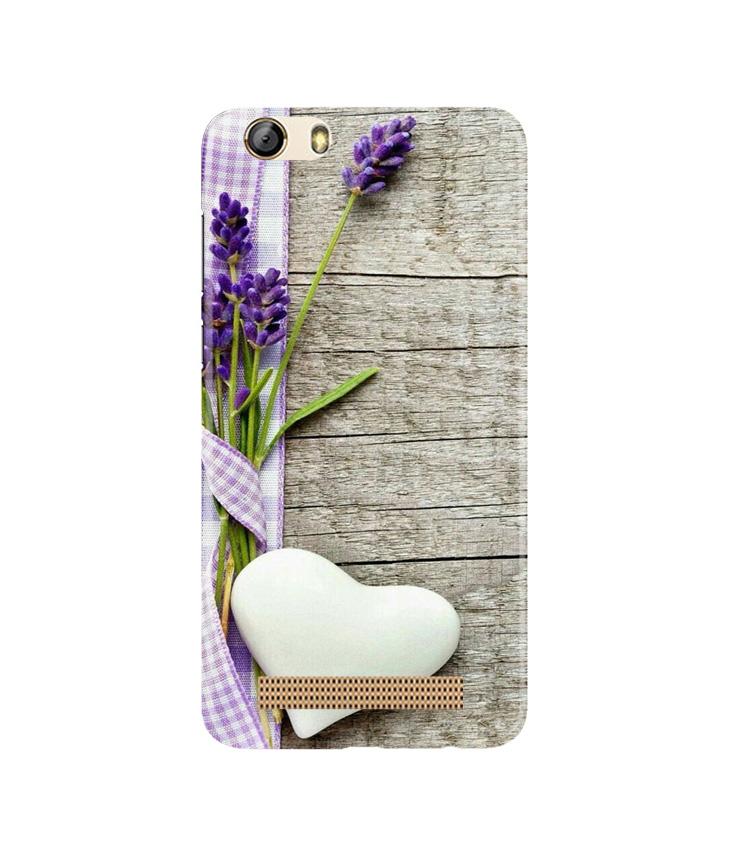 White Heart Mobile Back Case for Gionee M5 Lite (Design - 298) White Heart Case for Gionee M5 Lite (Design No. 298)