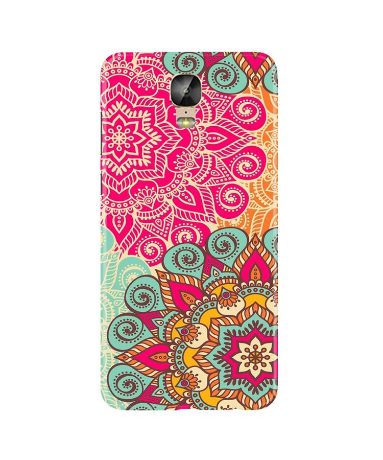 Rangoli art Mobile Back Case for Gionee M5 Plus (Design - 6) Rangoli art Case for Gionee M5 Plus