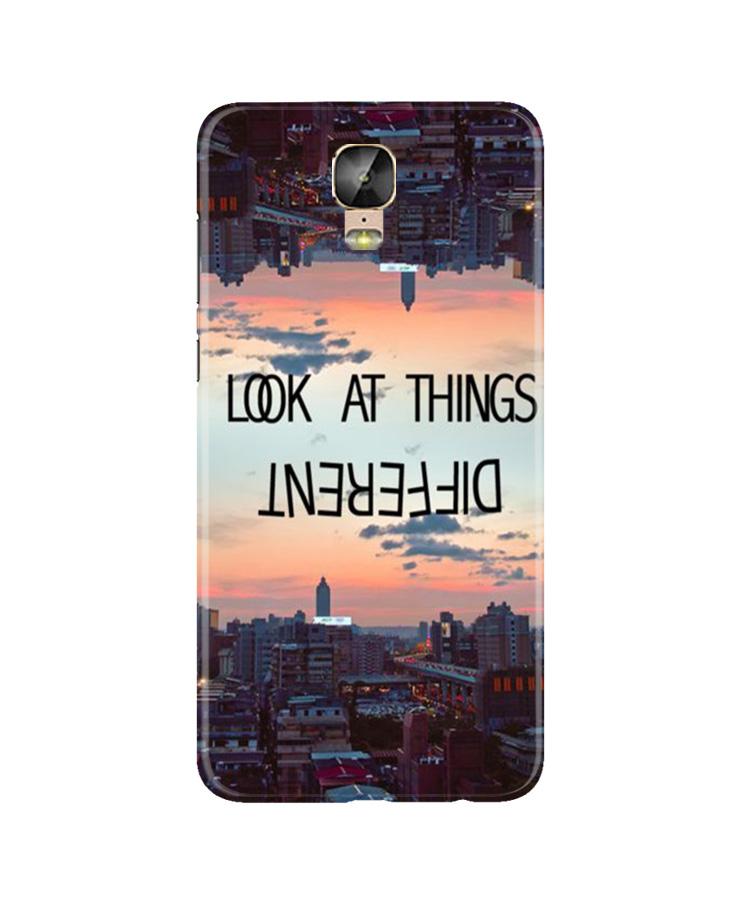 Look at things different Mobile Back Case for Gionee M5 Plus (Design - 99) Look at things different Case for Gionee M5 Plus